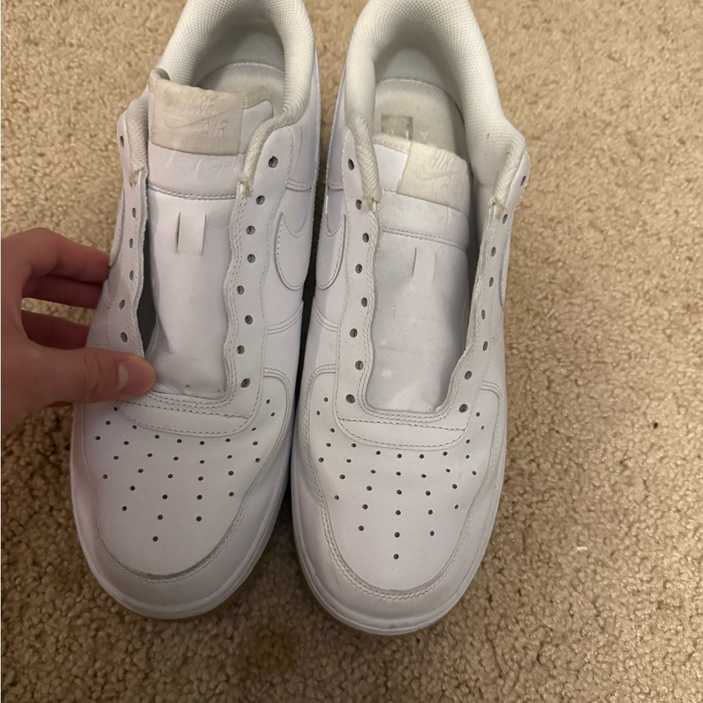 Nike Air Force 1 Low – White w/ Gum Bottom – Men’s Size 11